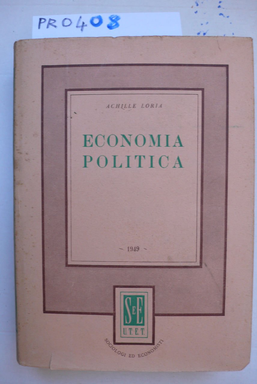 Corso di Economia politica | Immagine principale