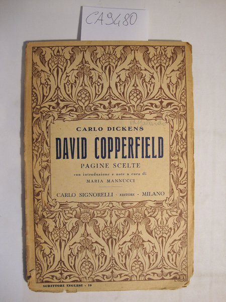 David Copperfield - Pagine scelte
