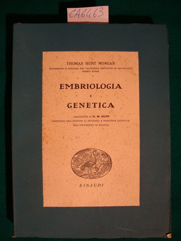 Embriologia e genetica