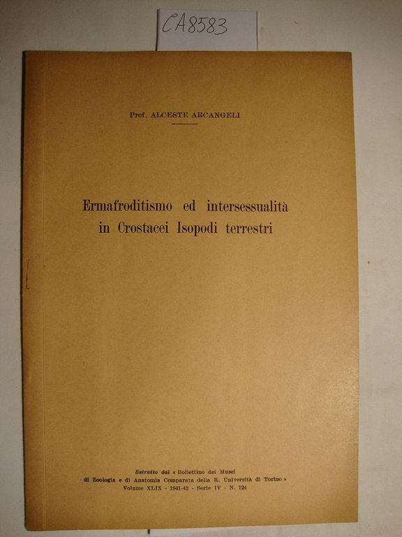 Ermafroditismo ed intersessualità in Crostacei Isopodi terrestri | Immagine Gallery 2