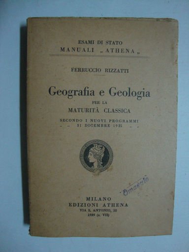 Geografia e Geologia (per la Maturità Classica, secondo i nuovi …