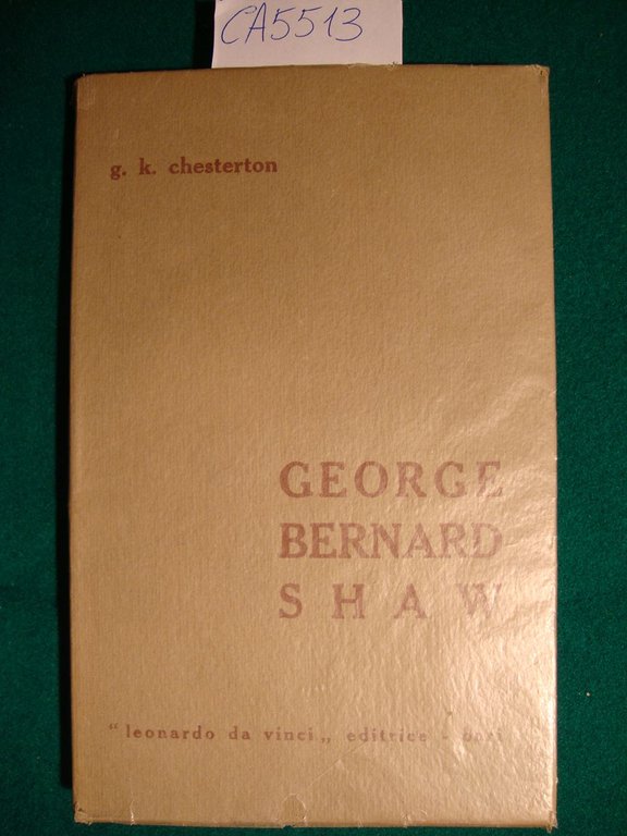 George Bernard Shaw