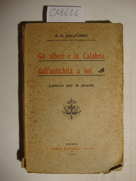 Gli alberi e la Calabria dall'antichità a noi - Lettura …