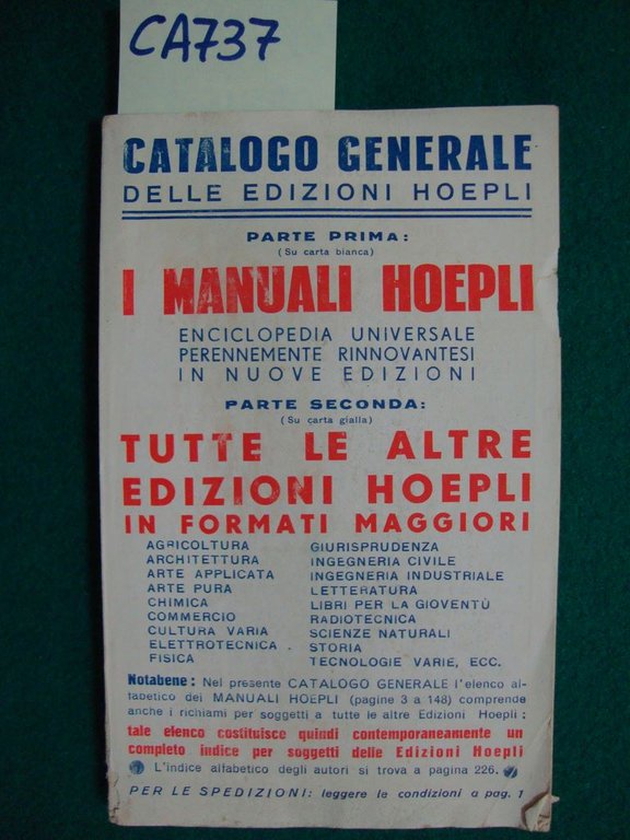 I manuali Hoepli - Tutte le altre edizioni Hoepli in … | Immagine Gallery 2