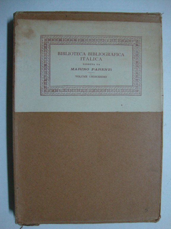 Il Cicognara (Bibliografia dell'archeologia classica e dell'arte italiana - Vol. …