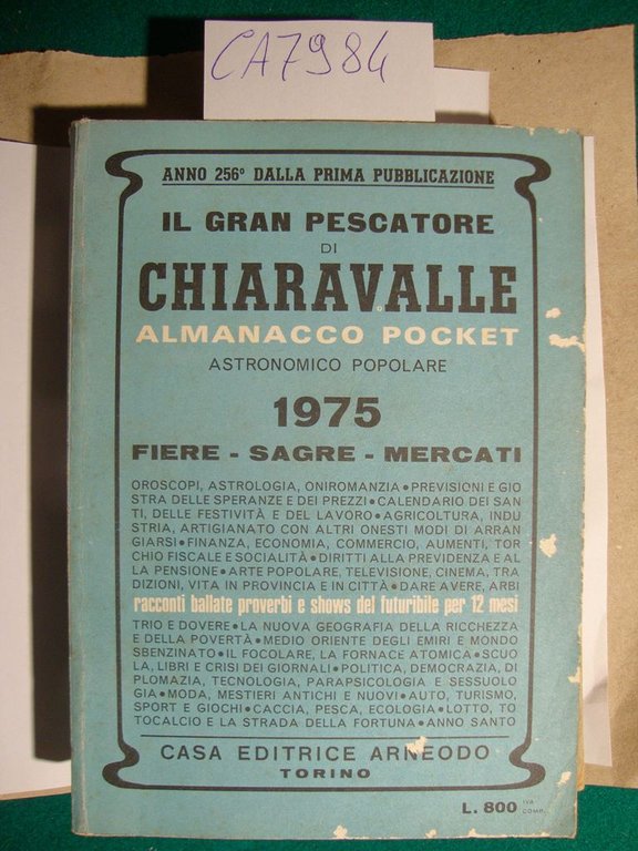 Il gran pescatore di Chiaravalle - Almanacco Pocket - Astronomico …