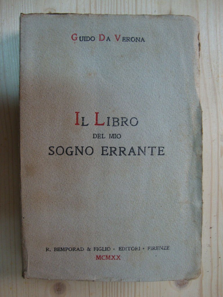 Il libro del mio sogno errante