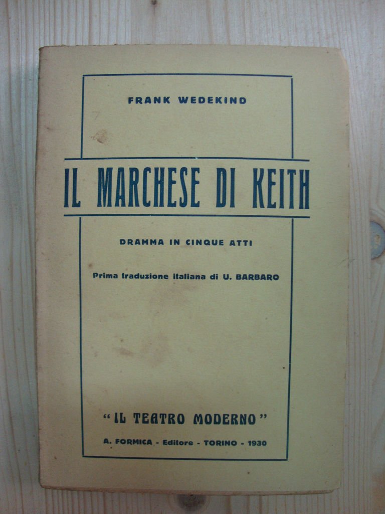Il Marchese di Keith