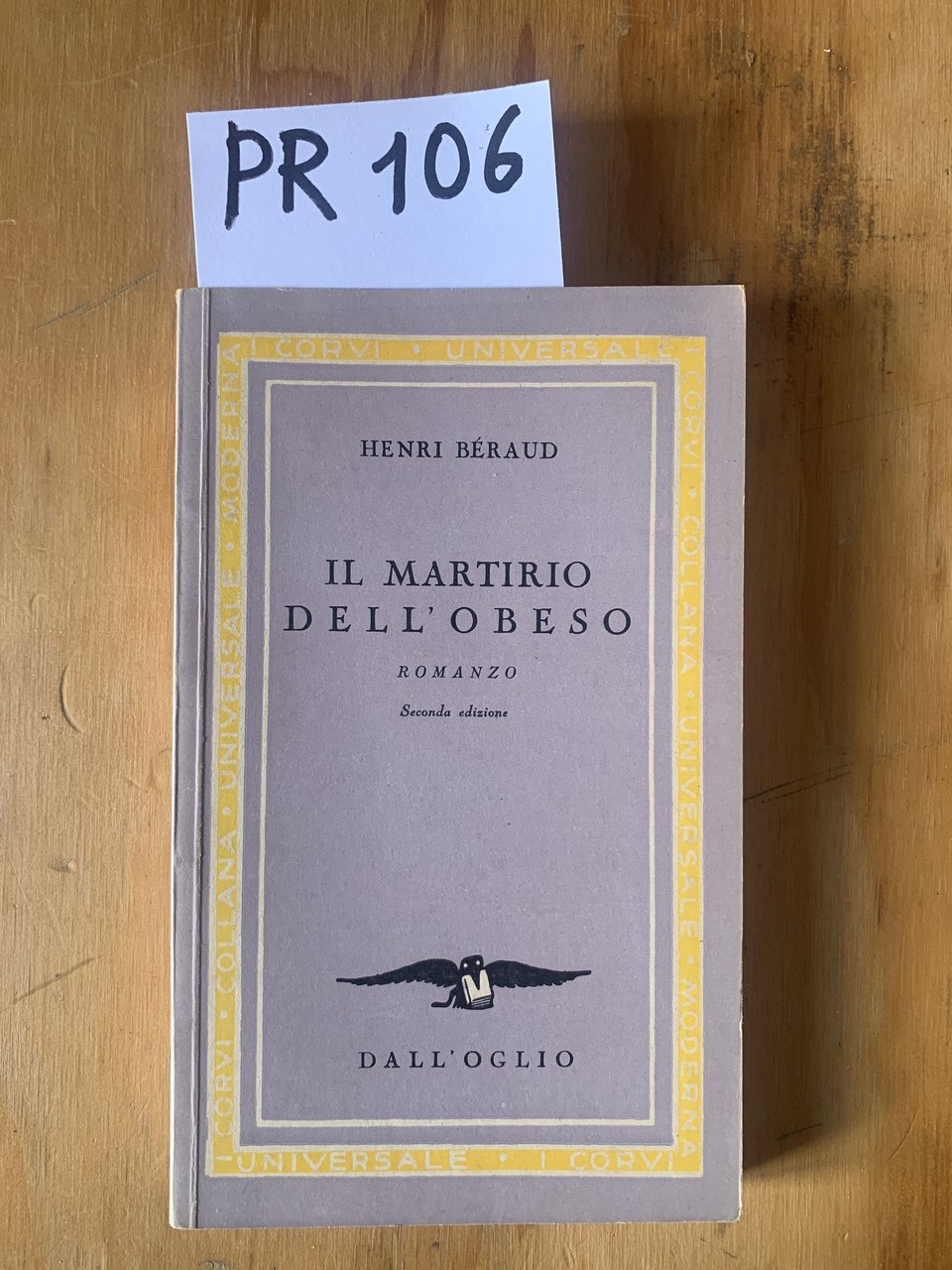Il martirio dell'obeso,romanzo | Immagine principale