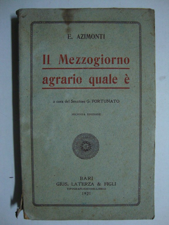 Il Mezzogiorno agrario quale è