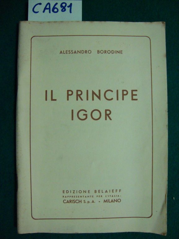 Il Principe Igor | Immagine Gallery 2