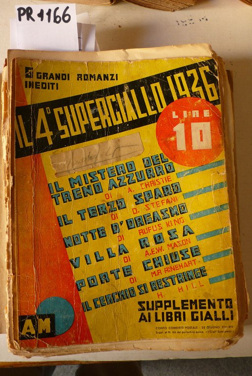 Il quarto supergiallo 1936 | Immagine Gallery 2