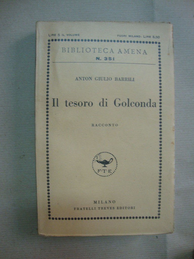 Il tesoro di Golconda (Racconto)