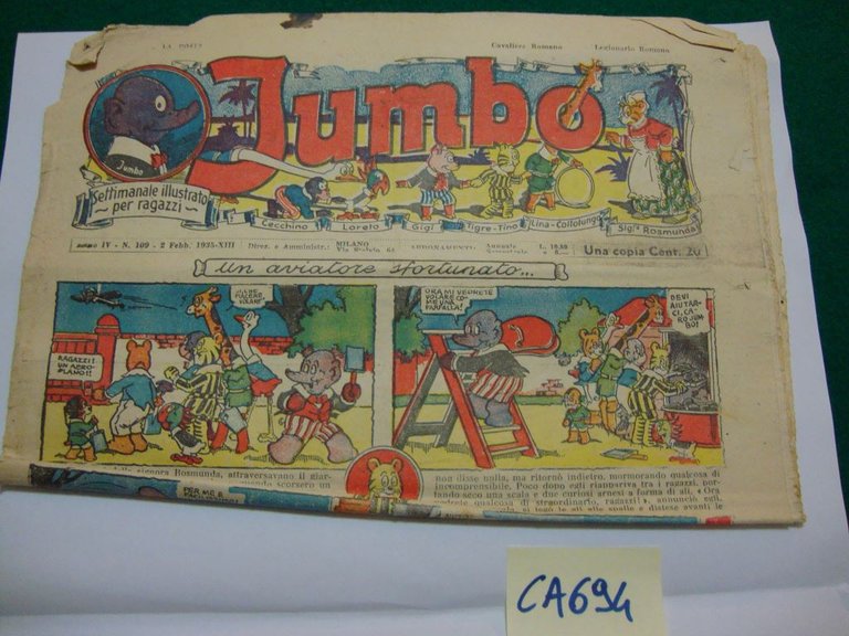 Jumbo - Un aviatore sfortunato