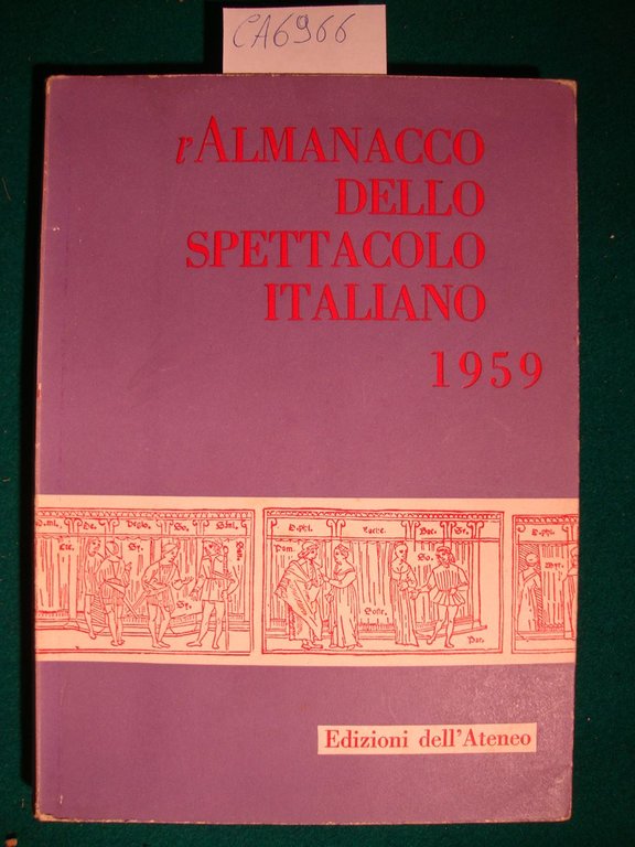 L'Almanacco dello spettacolo italiano 1959