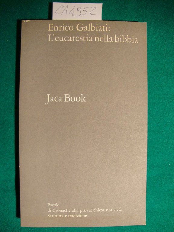 L'Eucarestia nella Bibbia