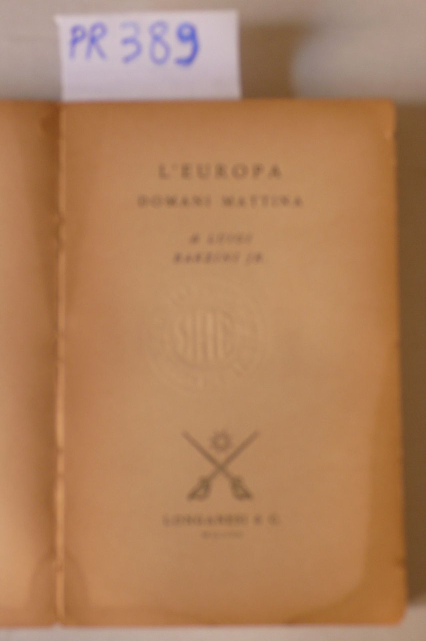L'Europa domani mattina