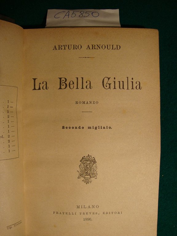 La Bella Giulia - Romanzo