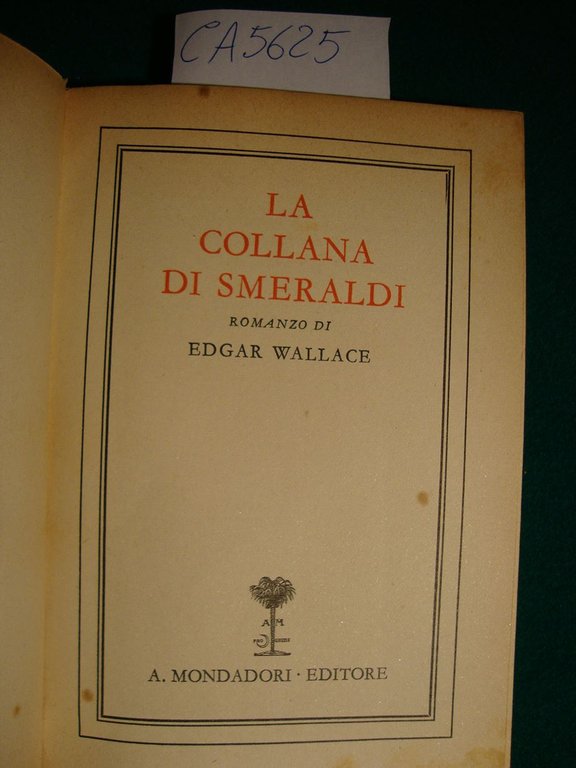 La collana di smeraldi - Romanzo