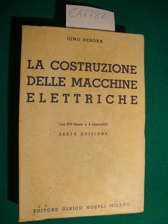 La costruzione delle macchine elettriche