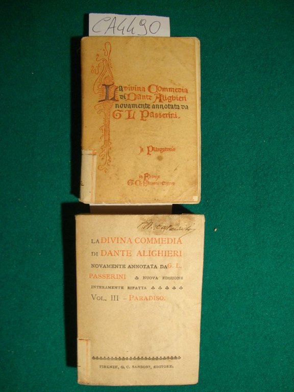 La Divina Commedia (Purgatorio e Paradiso)