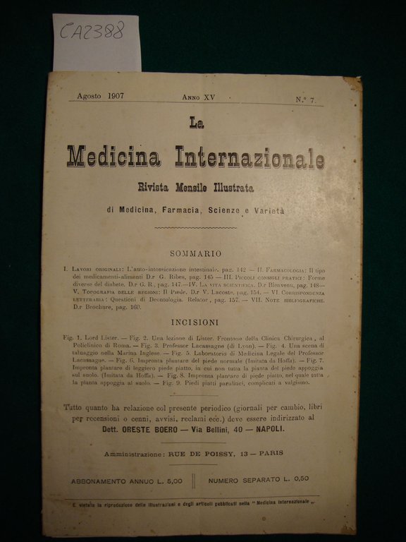 La Medicina Internazionale - Giornale Mensile - Rivista Mensile Illustrata …