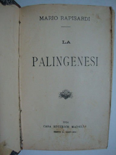 La palingenesi