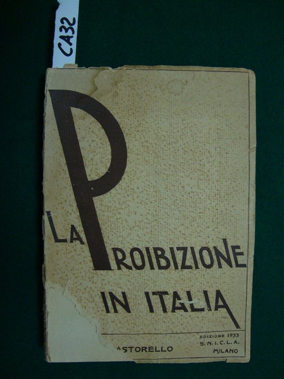 La proibizione in Italia