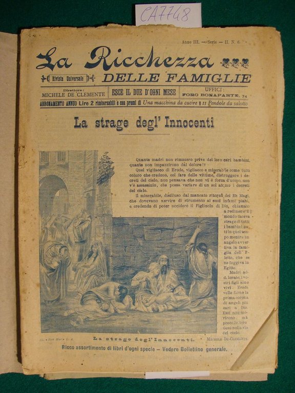 La ricchezza delle famiglie (Rivista Universale Illustrata) - 1902 - …