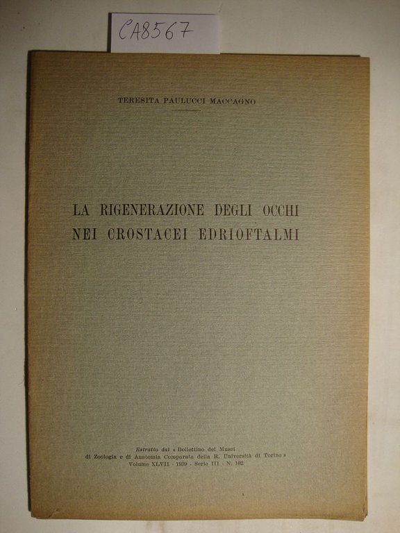 La rigenerazione degli occhi nei Crostacei Edrioftalmi | Immagine Gallery 2