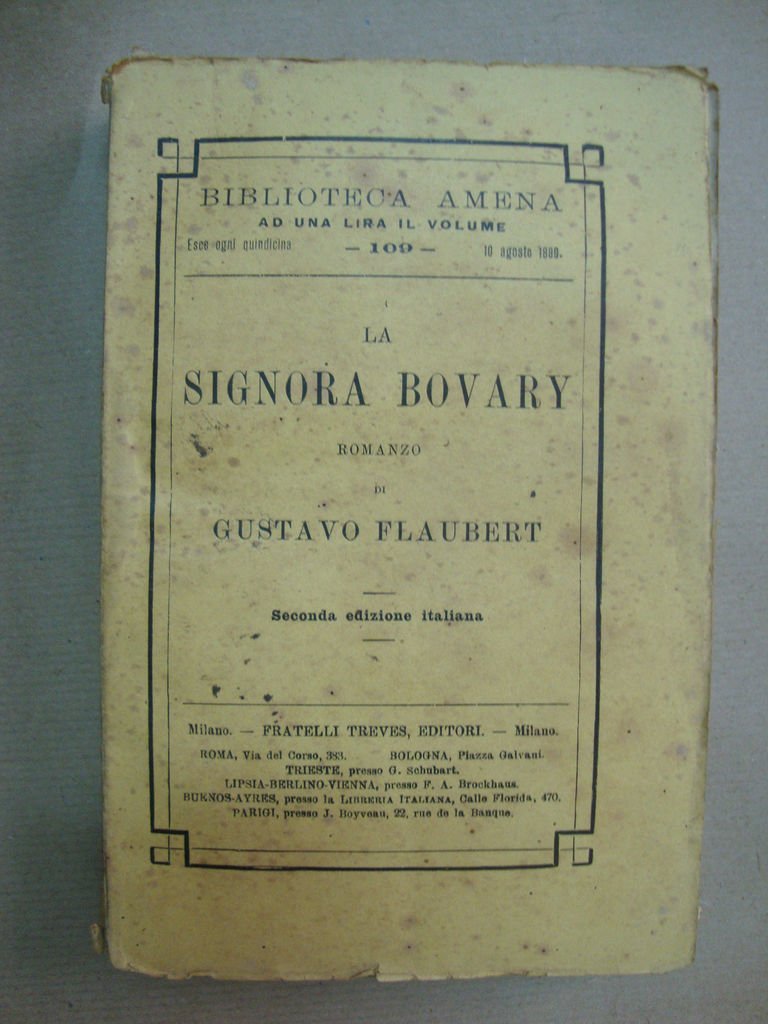 La signora Bovary
