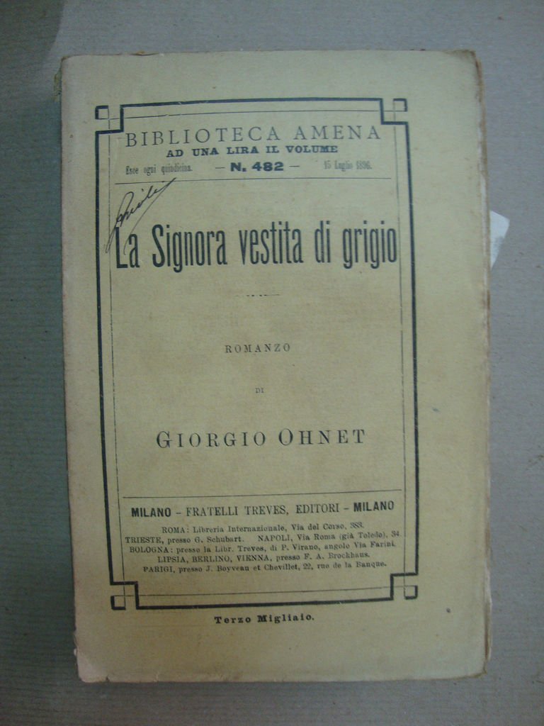 La signora vestita di grigio