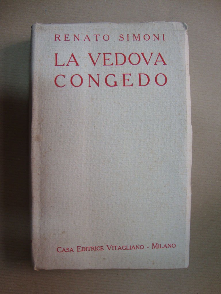 La vedova - Congedo