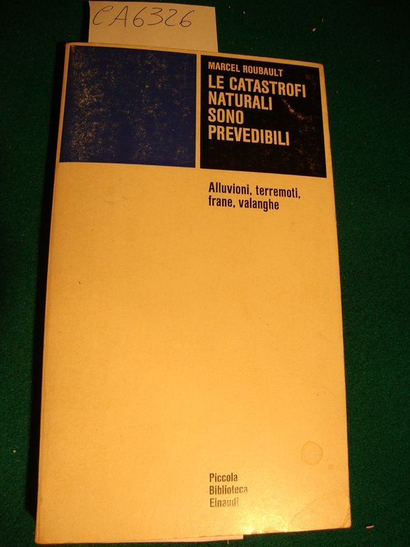 Le catastrofi naturali sono prevedibili - Alluvioni, terremoti, frabe, valanghe