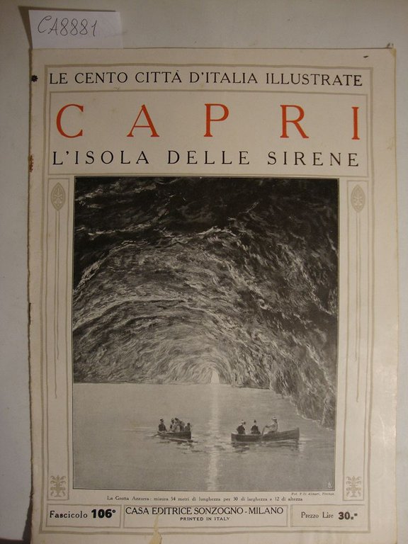 Le cento città d'Italia illustrate - Capri - L'isola delle …