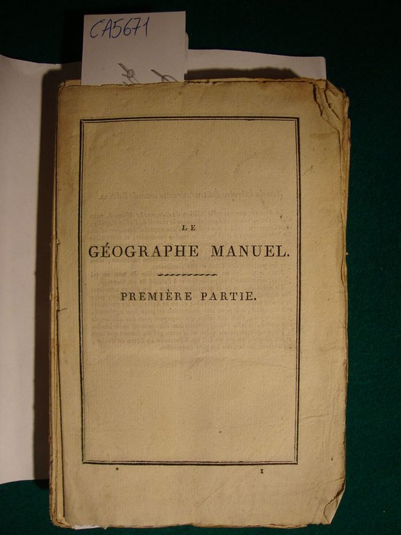 Le géographe manuel