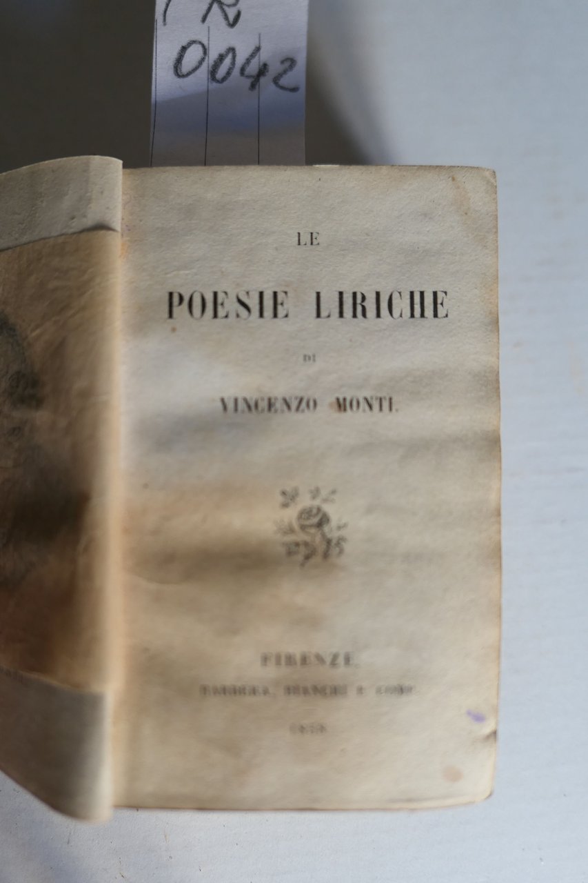 Le poesie liriche | Immagine principale