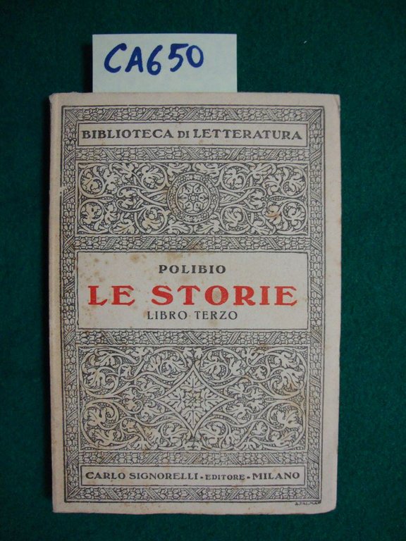 Le storie - Libro terzo | Immagine Gallery 2