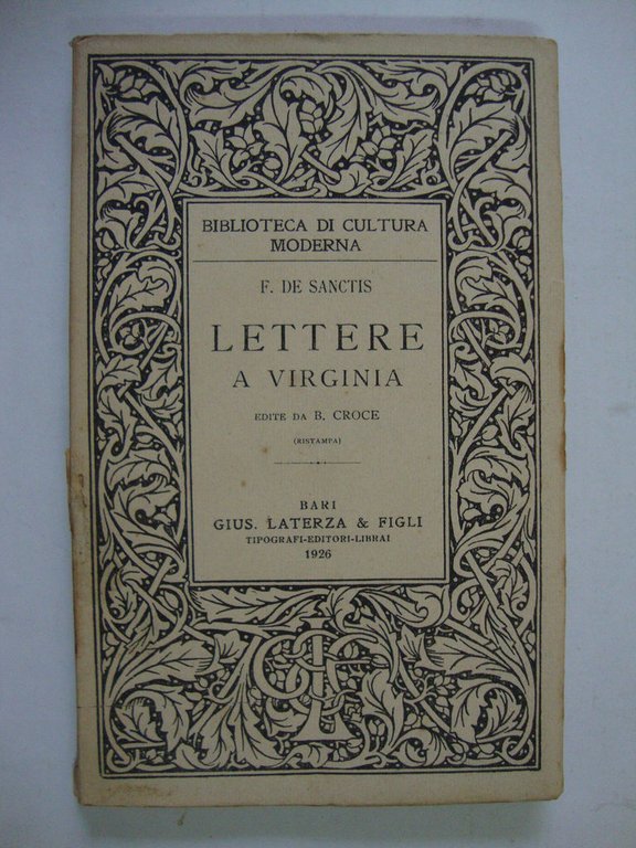Lettere a Virginia (Edite da B. Croce) | Immagine Gallery 2