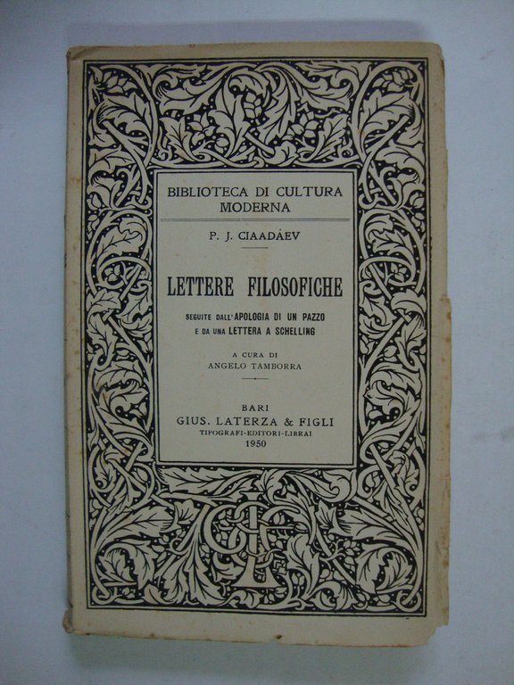 Lettere filosofiche (Seguite dall'apologia di un pazzo e da una …