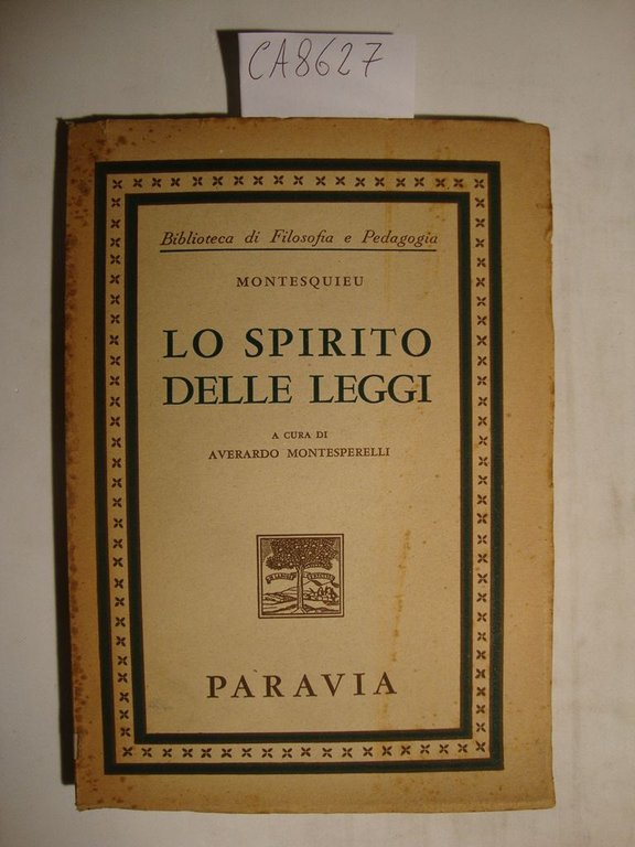 Lo spirito delle leggi