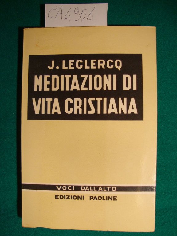 Meditazioni di vita cristiana