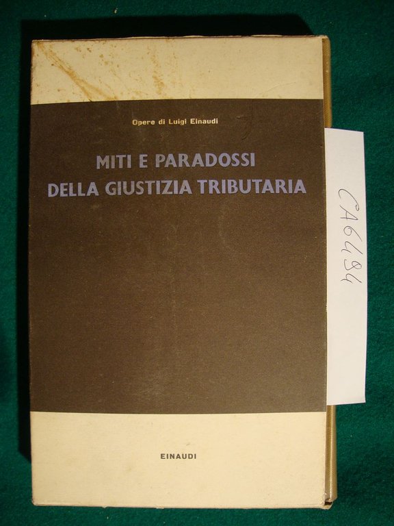 Miti e paradossi della giustizia tributaria