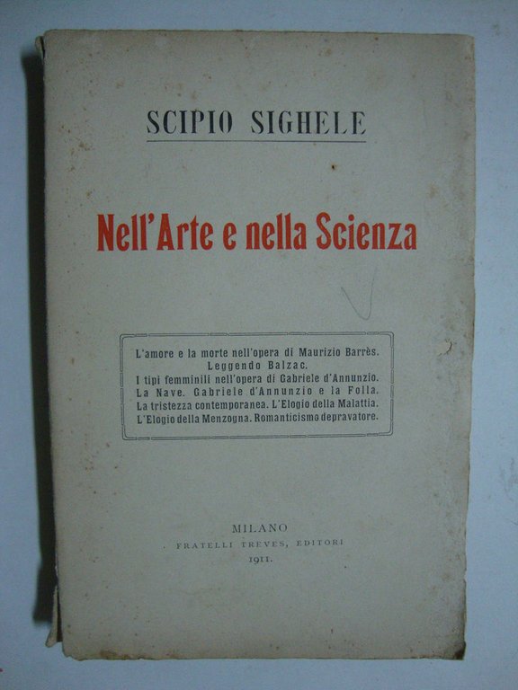 Nell'arte e nella scienza