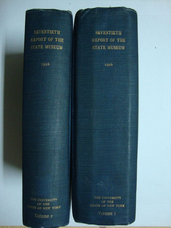 New York State Museum (70th annual report, 1916 voll. I/II …