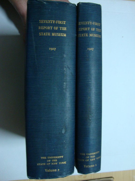 New York State Museum (70th annual report, 1916 voll. I/II …