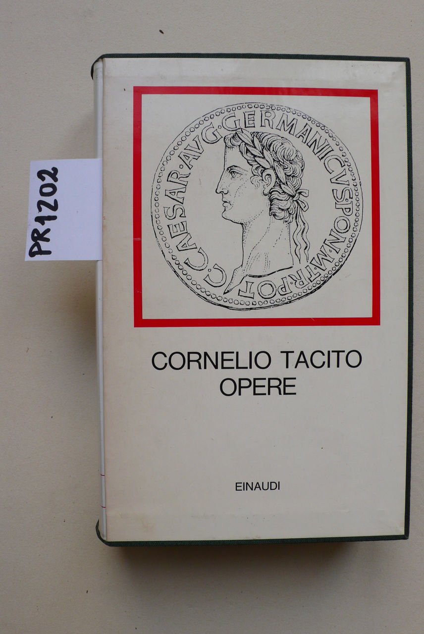 Opere, Annali, Storie, Germania, Agricola, Dialogo degli oratori | Immagine principale