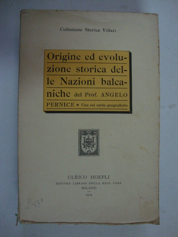 Origine ed evoluzione storica delle Nazioni Balcaniche