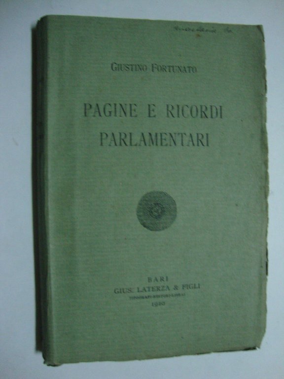 Pagine e ricordi parlamentari