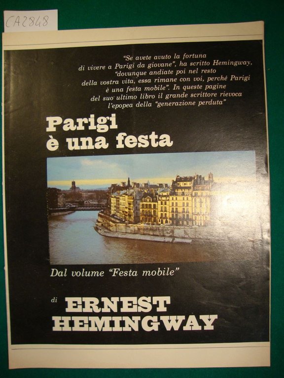 Parigi è una festa - Estratto in anticipo dal volume …